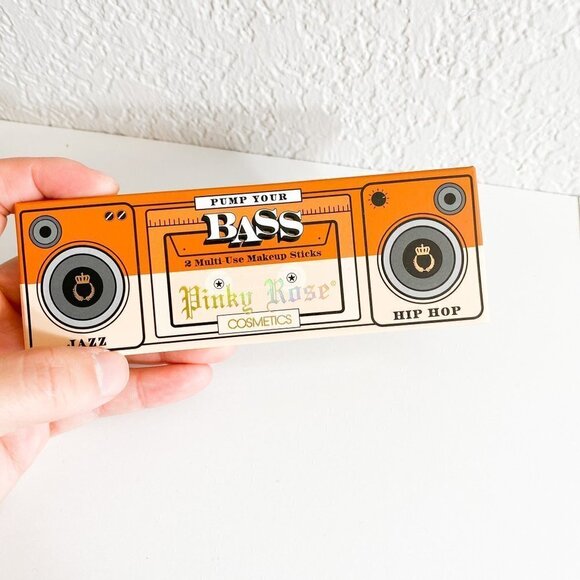 🦋 NEW PINKY ROSE Cosmetics Pump Your Bass Makeup Sticks Jazz & Hip Hop - Picture 2 of 5